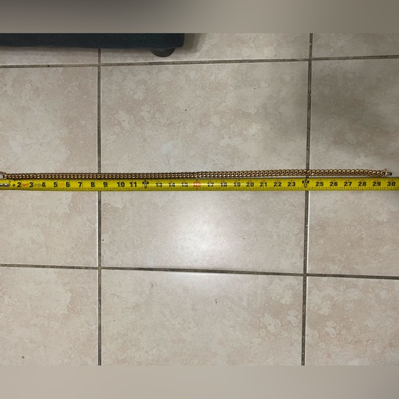 18k CUBAN LINK CHAIN AND BRACELET 18k GOLD PLATED 30" 9.5mm - Picture 9 of 16